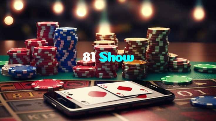 81 Show casino presented on mobile device in Pakistan with slots and live games